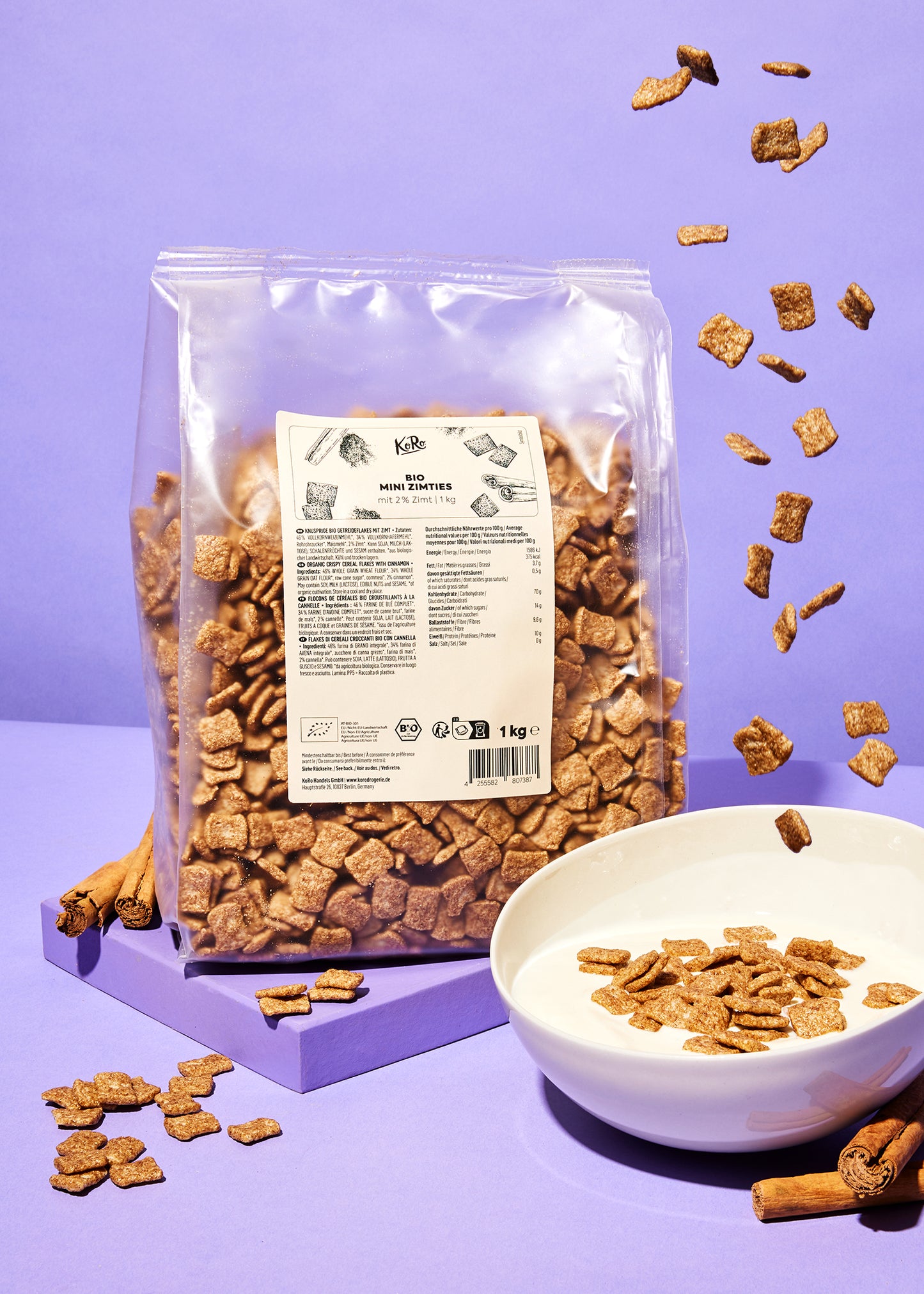 Bio Mini Zimties mit 2 % Zimt 1 kg