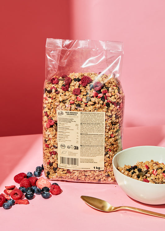 Crunchy Bio Beeren Granola 1 kg