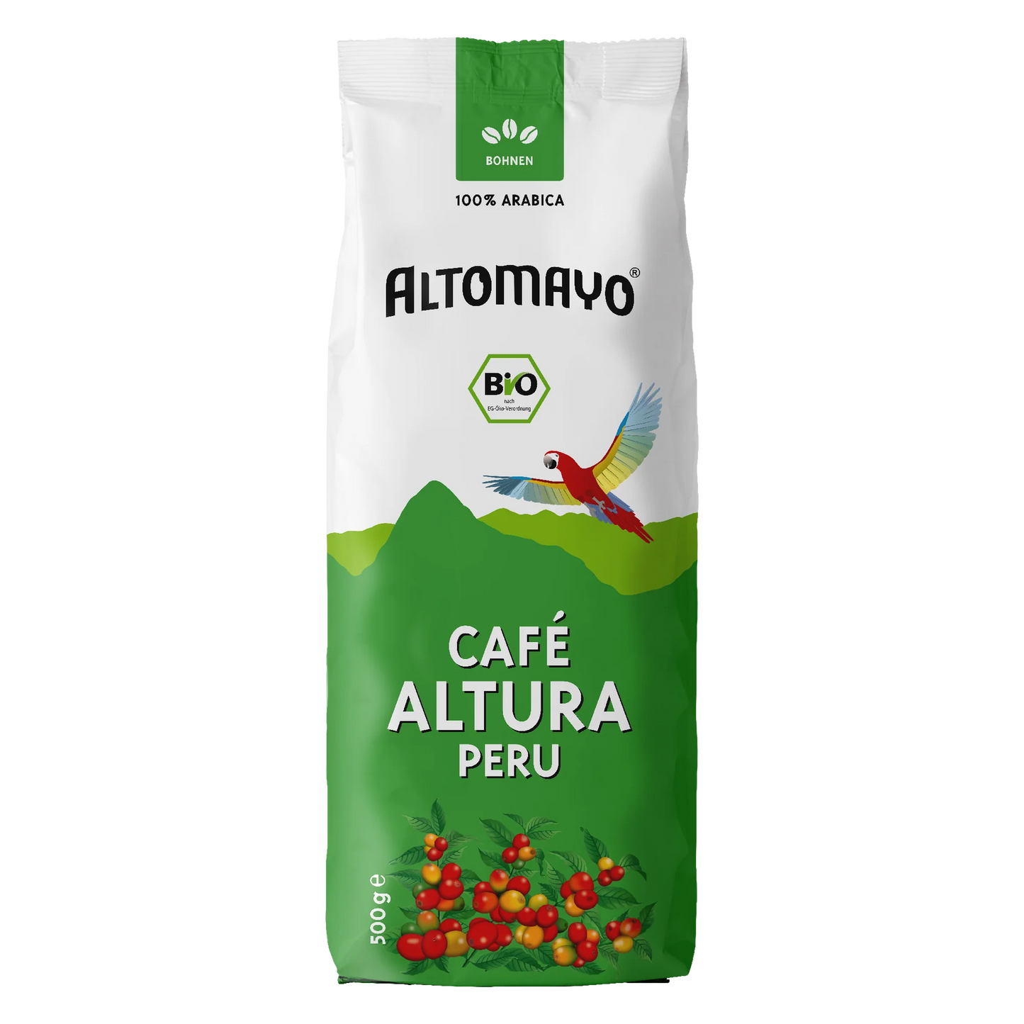 Organic Hochlandkaffee ALTOMAYO ganze Bohne | 500g