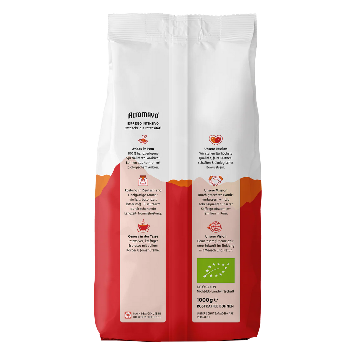 ALTOMAYO Bio Espresso Intensivo Peru | Ganze Bohne