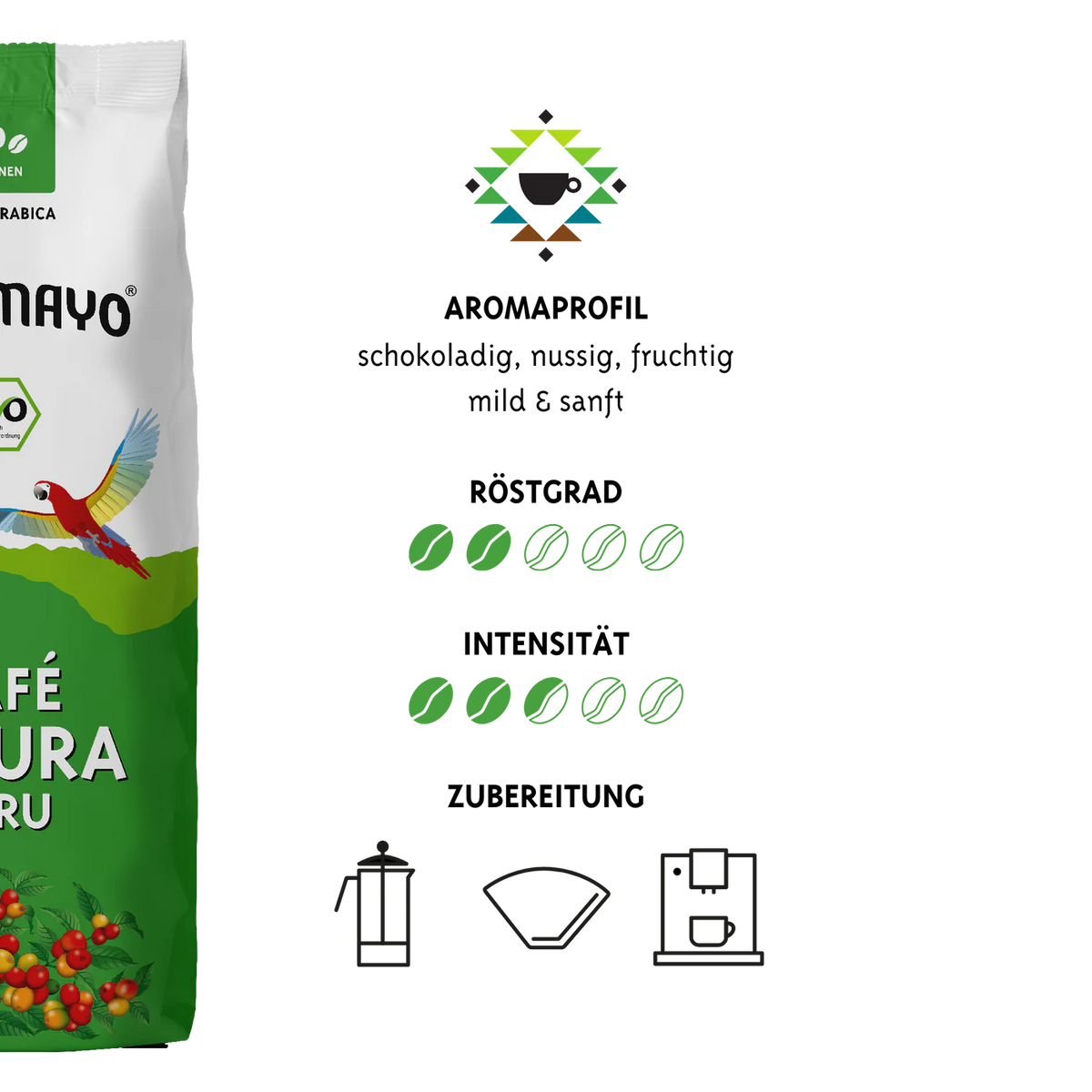 ALTOMAYO Bio Café Altura | Ganze Bohne 500g