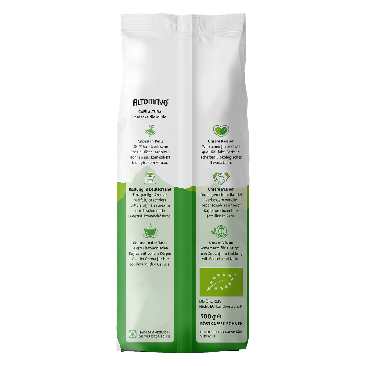 ALTOMAYO Bio Café Altura | Ganze Bohne 500g